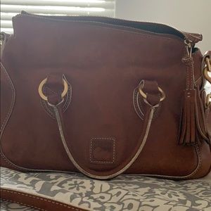 Dooney Bourke tan leather handbag